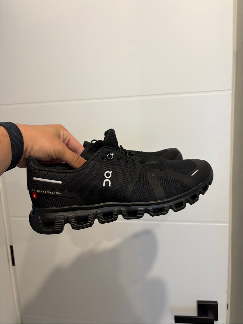 On Running Black Men's Athletic Running Shoes